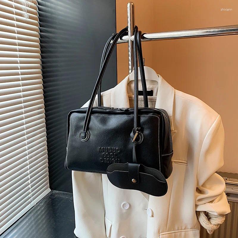 Free Shipping Totes Brand Designer PU Leather Women's Shoulder Bag Retro Vintage Purse Crossbody Pillow Bowling Handbag Designer Bag Luxury Bag T