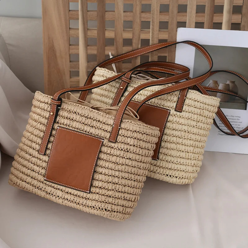 3 Holiday handbag womens beach bag trend large capacity shoulder y ner summer 241014 4