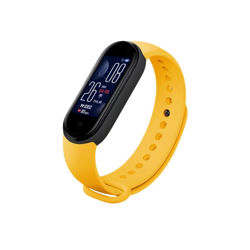 M5 Multilingual Wireless Fiess Armband Watch - Heart Rate + Blood Pressure Tracking Function free shipping