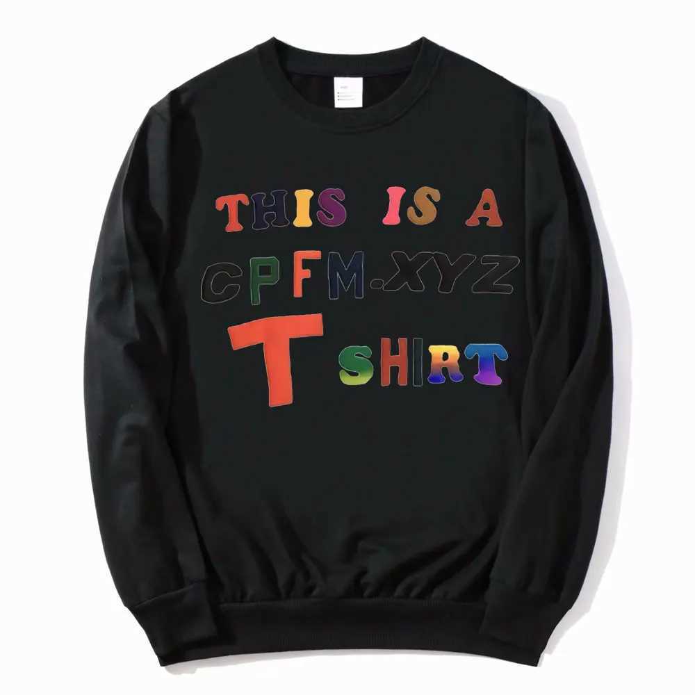 Men's T-Shirts The new one is CPFM. XYZ T-shirt Advanced Color Alphabet Printing Sportswear Mens Hip Hop Rap Fashion Sportswear Y2410158PA1