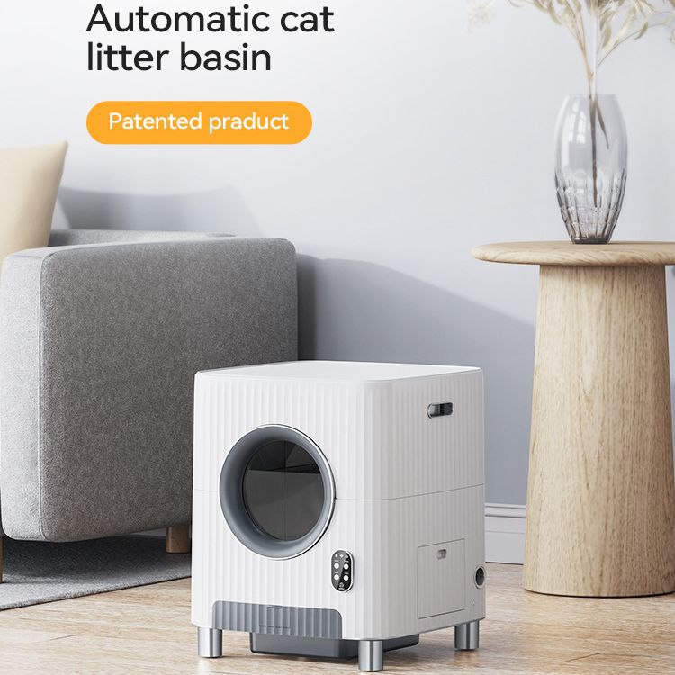 86L Automatic Cat Litter Box Video Monitor App Control Smart Cat Self Cleaning Litter Box Electric Pet Toilet Cat Products