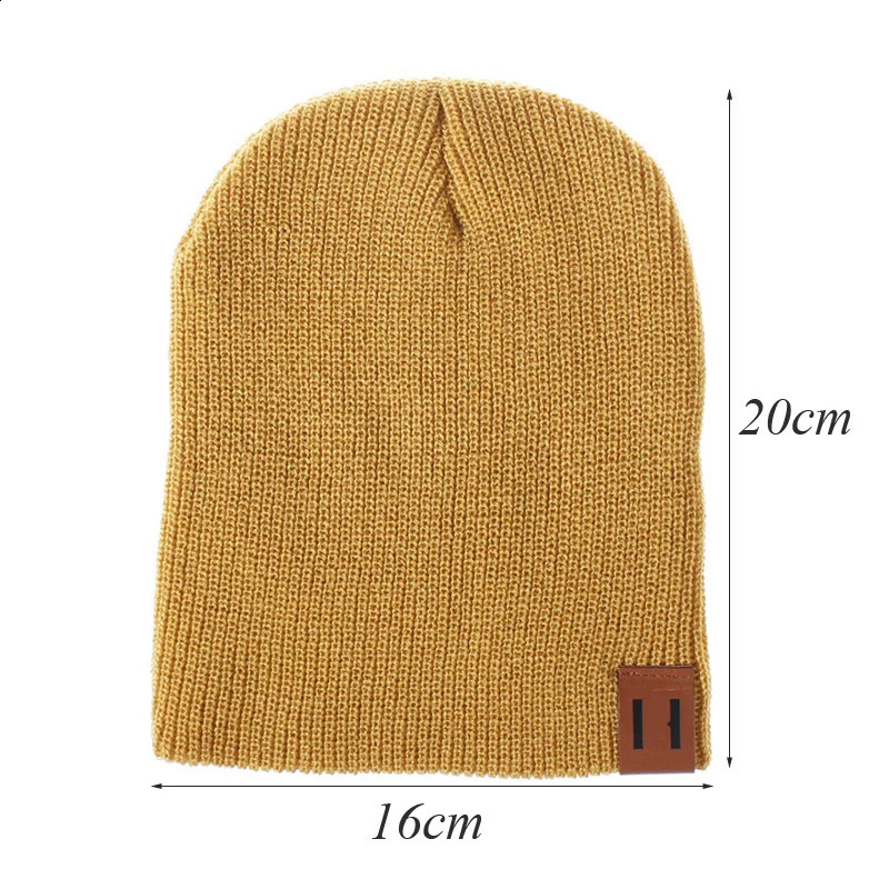 Fashion Baby Hat for Boys Knit Beanie Kids Cap Children Hats Girls Bonnet Toddler Infant Accessories 14Y y241014