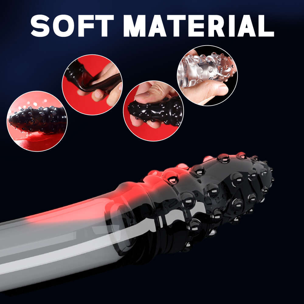 Reusable Condom Penis Extension Sleeve Delay Ejaculation Cock Cover Penis Extender Vibrator Sex Toys For Men Adults Products