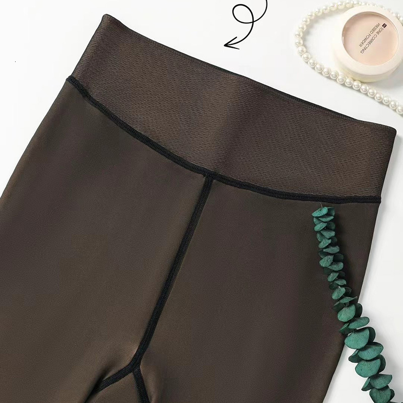 2025 New Designer Autumn Winter g Water Socks Silk Black Transparent trend Underwear One Piece Women s Fake Wool Pantyhose
