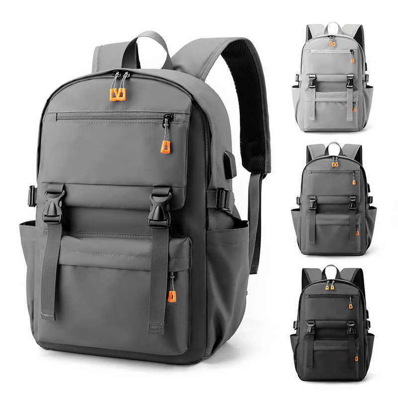 CMM New Fashion Backpack Mens Business Computer Large Capacity Travel Bag College Student Schoolbag Men