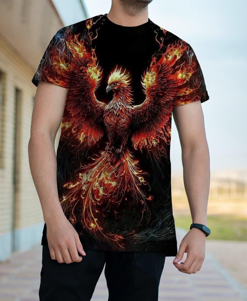 Mens T shirt Mens T-Shirt 3D Print T-Shirts Short Sleeve Crew Neck Graphic Tee Men graphic tee Casual tops summer clothes Breathable and stylish cool