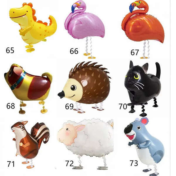 Balloons Walking Snowman Unicorn Birthday Party Pet Balloon Decoration Event Supplies Alpaca Foil Ball Kids Gifts