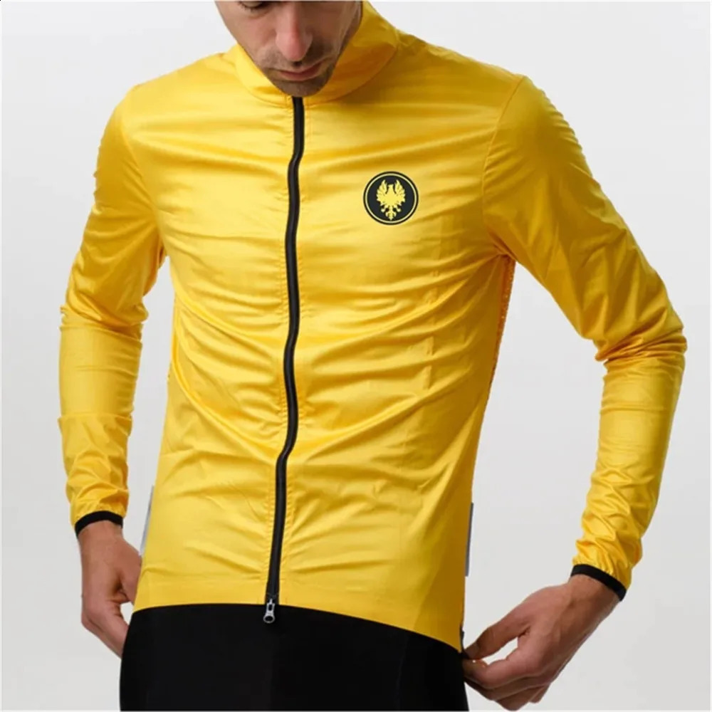 Spring Cycling Mens Long Sleeve Windproof/Waterproof Bicycle Jacket Road Cycling Clothing Chaleco Ciclismo Mtb Shirt 240930