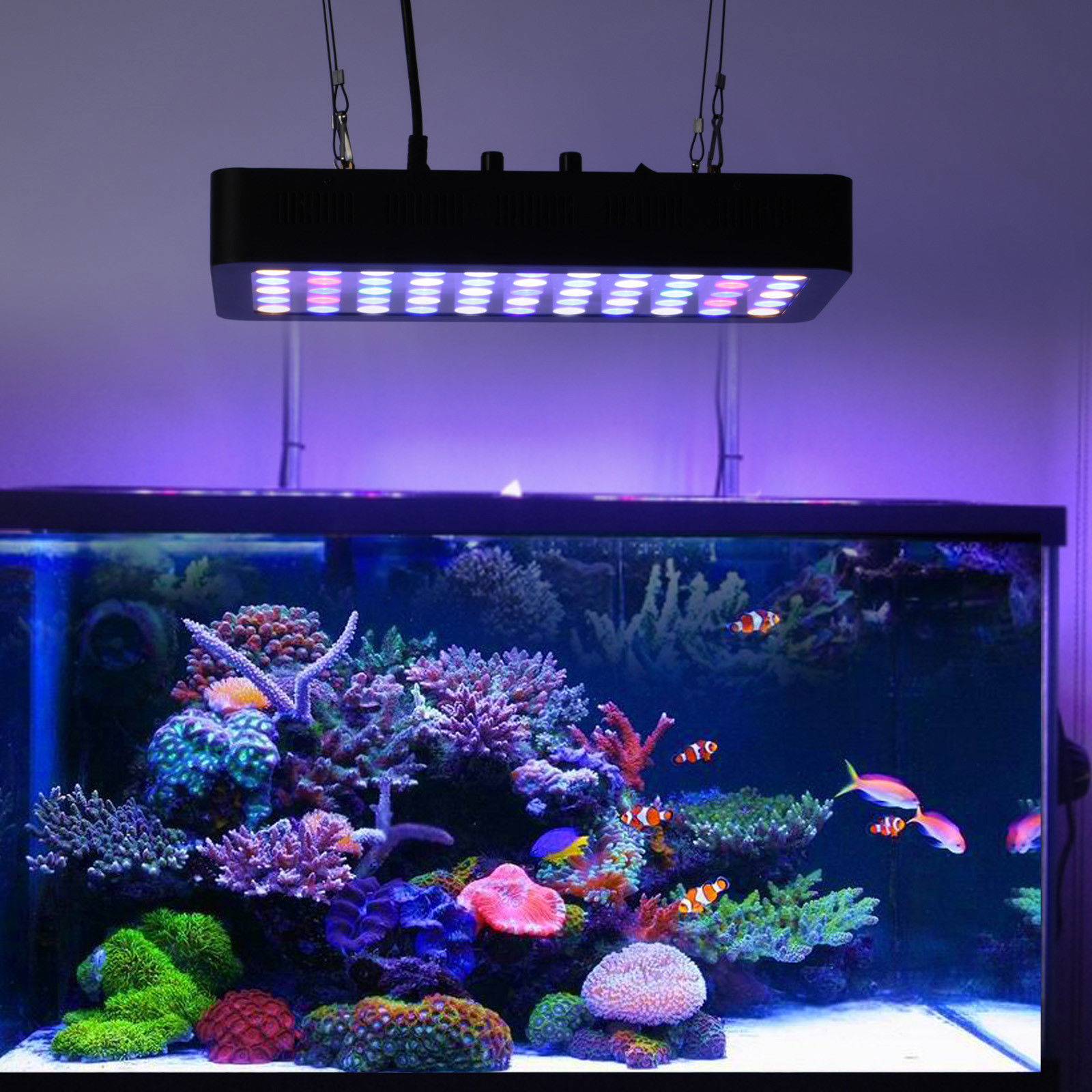 165W Led Aquarium Lamp WIFI APP Dimmable Coral Reef LED Grow Light for Aquarium Fish Tank