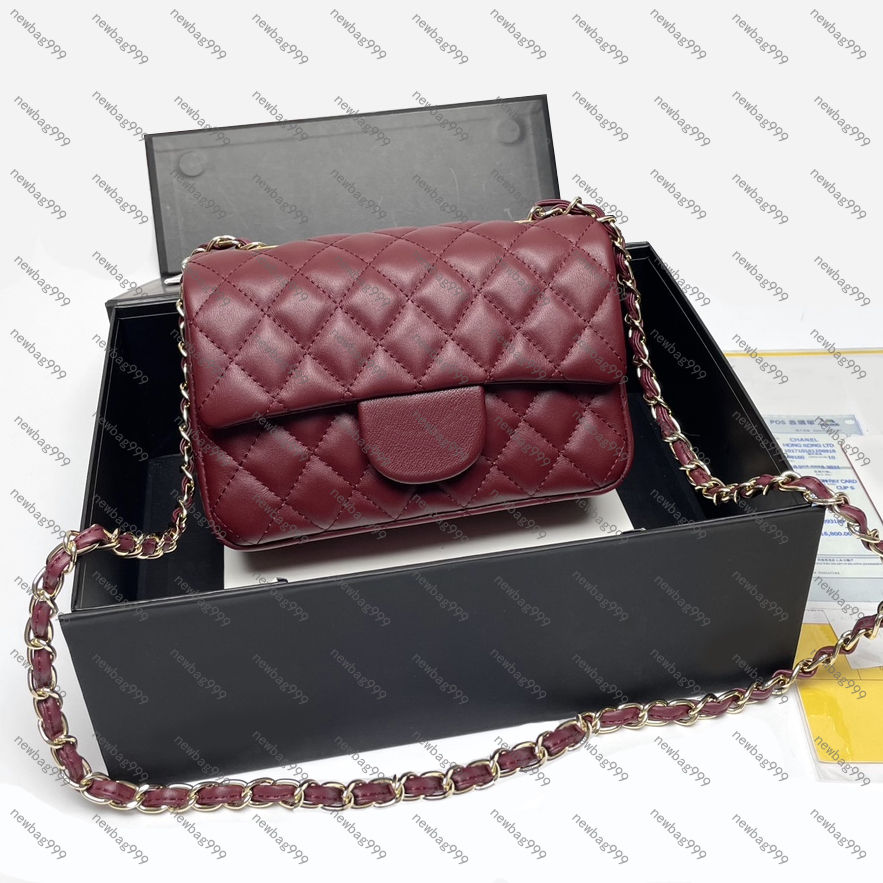 Designer MINI Small Flap Bag Never Out Of Style Classic Sheepskin Shoulder Bag Women Caviar Leather Cross Body Bag Lady Messenger Bag Fashion Mini Black Crossbody Bag