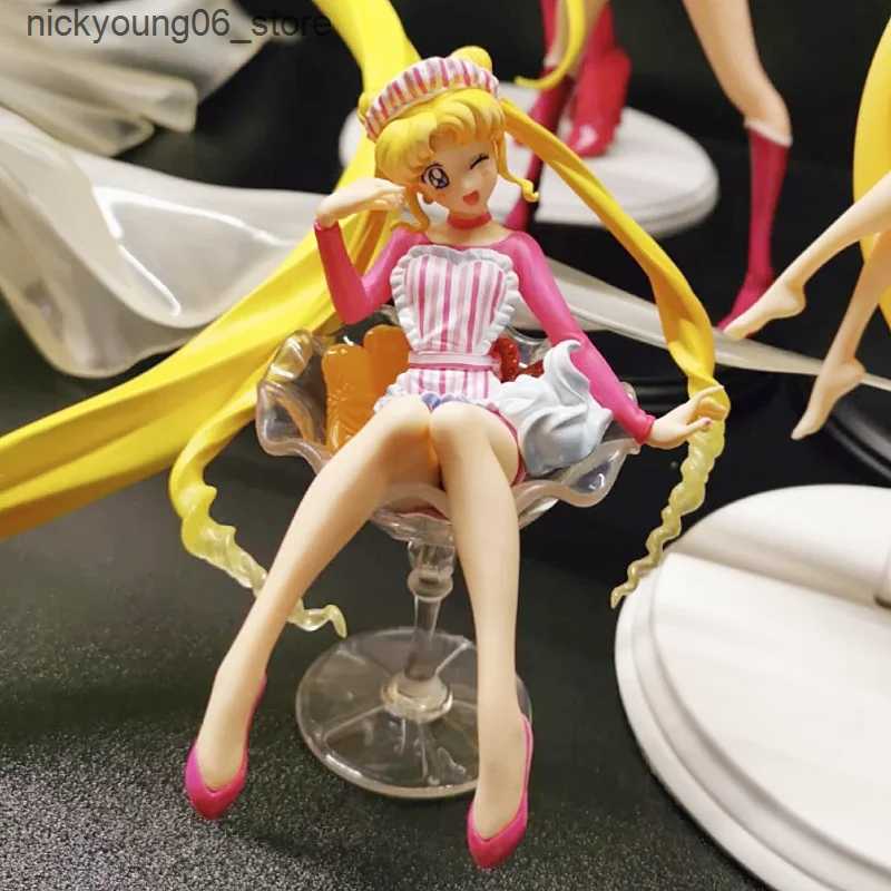 Cartoon Figures Newly arrived 12cm Sailor Moon animated character doll Tsukino Usagi action character Pvc Kawaii model collection toy cute birthday gi