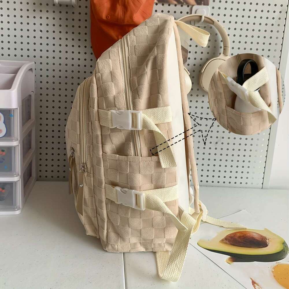 trendy brand New ins fashion versatile multi-flap pocket pants commuter backpack female japanese style large capacity casual student school bag