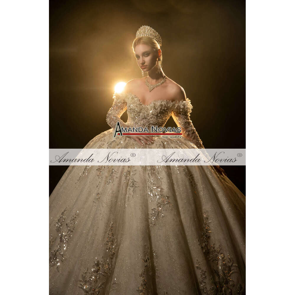 Off The Shoulder Sleeves Wedding Dress