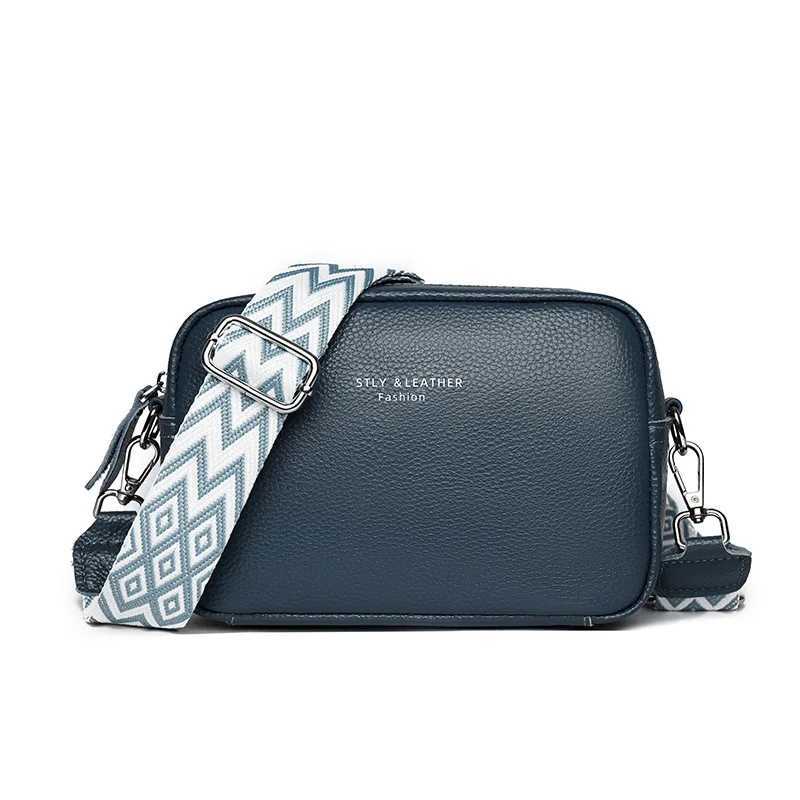 Arrival New genuine leather cross body womens shoulder solid color coin wallet shopping phone bag Z241014