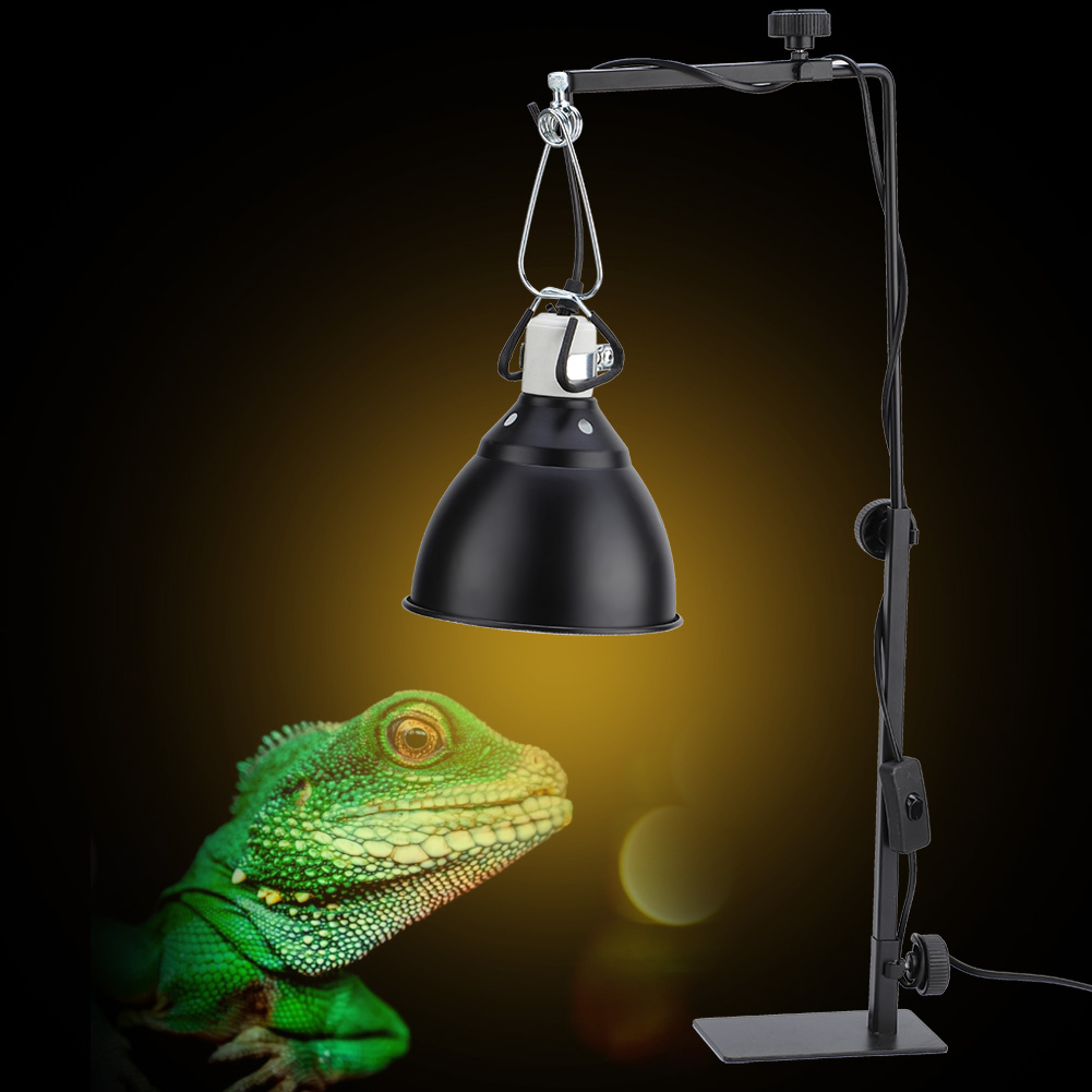 Adjustable Landing Light Lamp Stand Bracket for Pet Reptiles Tortoise Centipede Spider