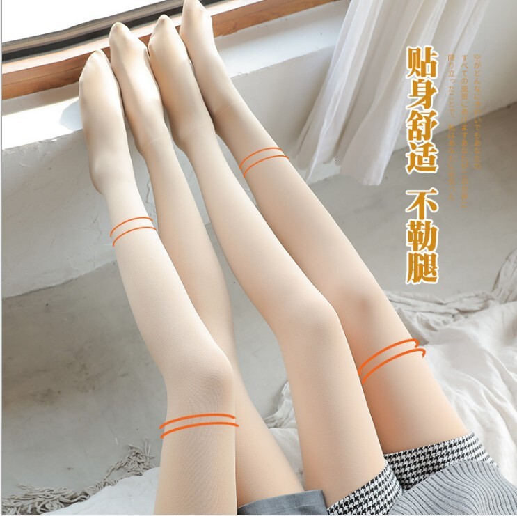 2025 New Designer Bare Leg Artifact Women s Tight Pants Autumn and fashion Winter Feeling Supernatural Plus Plush Thick Socks Bare Bottom Pantyhose