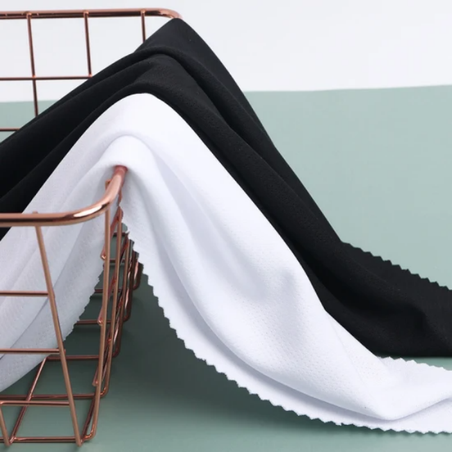 High-Quality 75D 72f Bird Eye Fabric with Anti-Yellow Properties