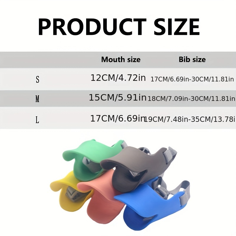 Pet Dog Muzzle large Silicone Duck Muzzle Anti-Bite Anti-Eating Muzzle Masks Stop Biting