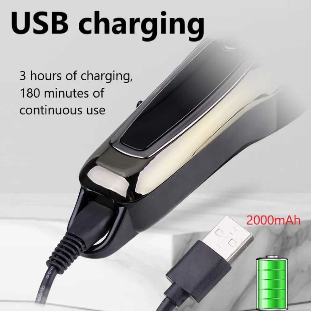 Kemei Hair Clipper Electric Hair Trimmer for Men Electric Shaver Professional Mens Hair Cutting Machine Wireless Barber Trimmer XJ250624