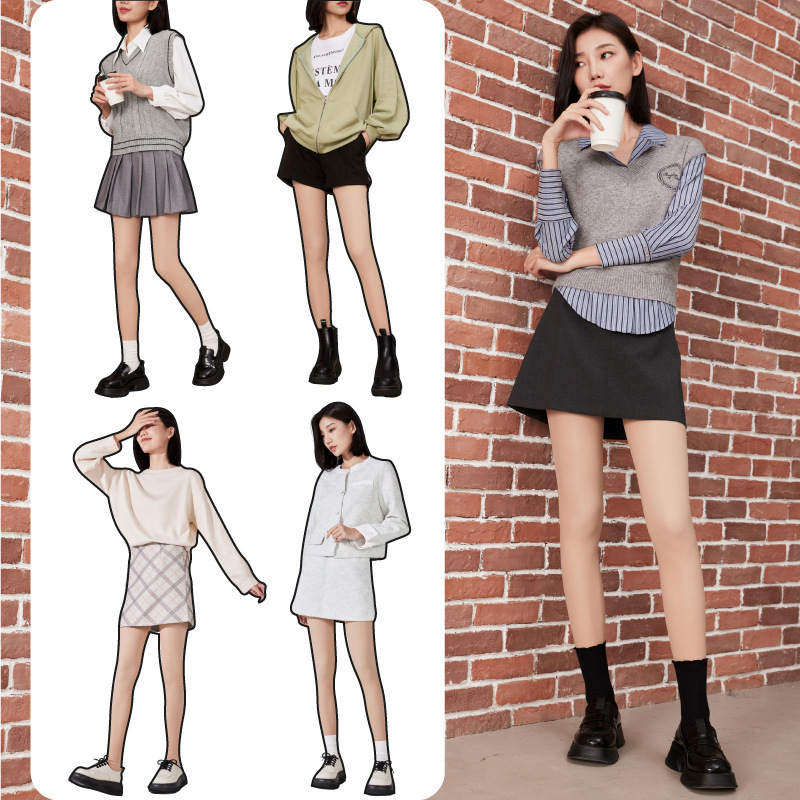 new designer double layer bare leg artifact women s winter tight pants plush fashion thick stockings natural nude feeling spring and autumn flesh colo