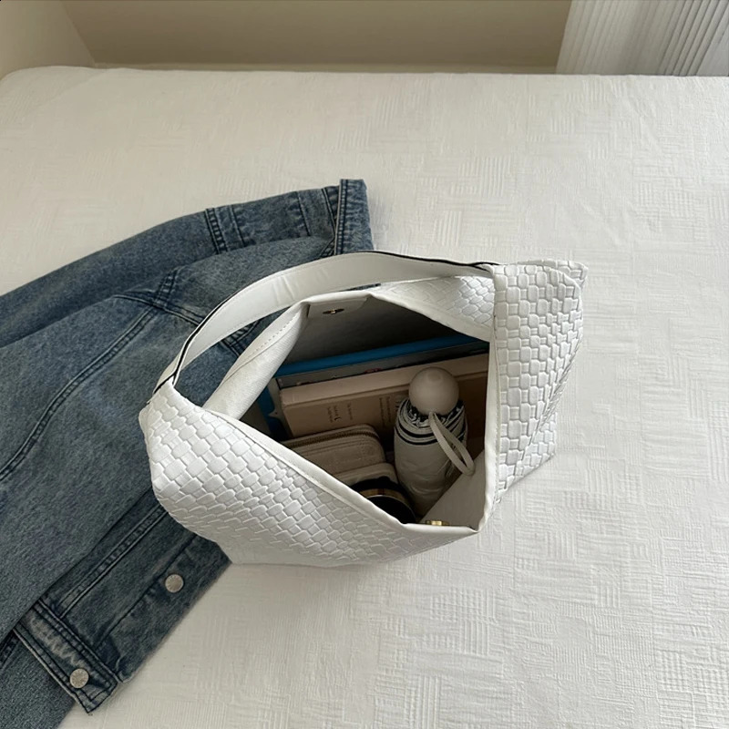 Fashion Woven Commute Minimalist Tote Bag SpecialInterest n Underarm Western Style Shoulder 241021