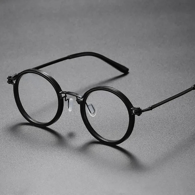 2024 Round Anti Blue Light Blocking Glasse Men Fashion Small Frame Retro Computer Eyeglasses Optical Reading Eyewear 241014
