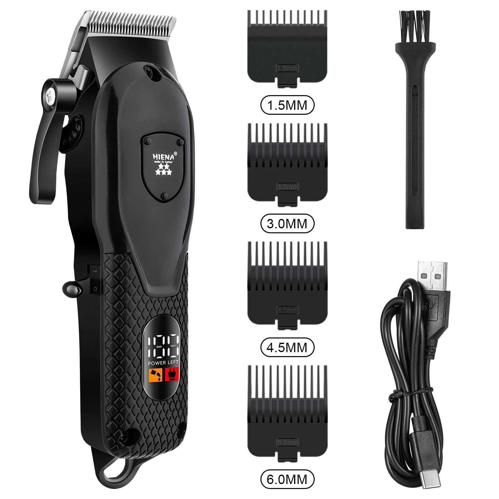 HIENA hair clipper Shaver Professional electric scissors push Barber shop hair trimmers Hair cutting machine trimmer for menXJ241015