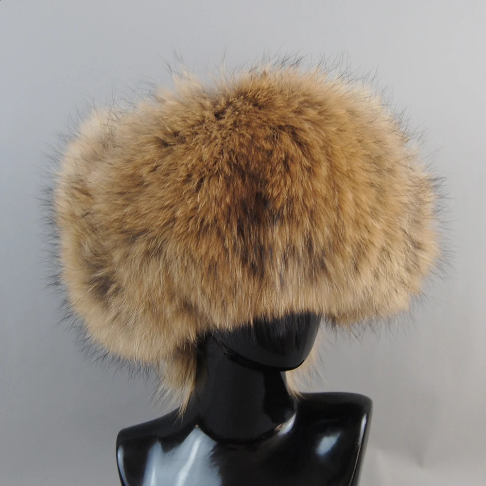 Men Outdoor Windproof Winter Natural Real Fox Fur Bombers Hats Quality Raccoon Fur Cap Man Real Sheepskin Leather Hat 241014