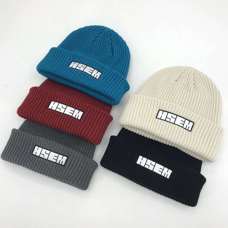 cap bonnet one Own Embroidery s Hat beanie Hats Your Beanies Classic Knitte Winter Outdoor Warm Beanie Claic