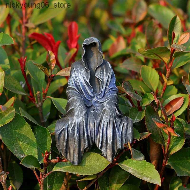 Cartoon Figures 15cm Death God Character Dementor Mysterious Person Black Action Character PvC Anime Series Decorative Model Doll Toy Gift L240910