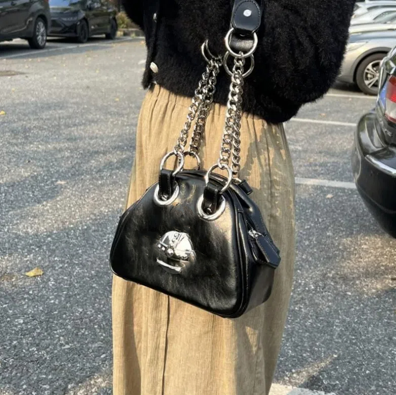 Shoulder Bags Fashion Design Women Boston Klein Blue Ladies Small Crossbody Bag Simple Retro Female Mini Tote Purse Handbags