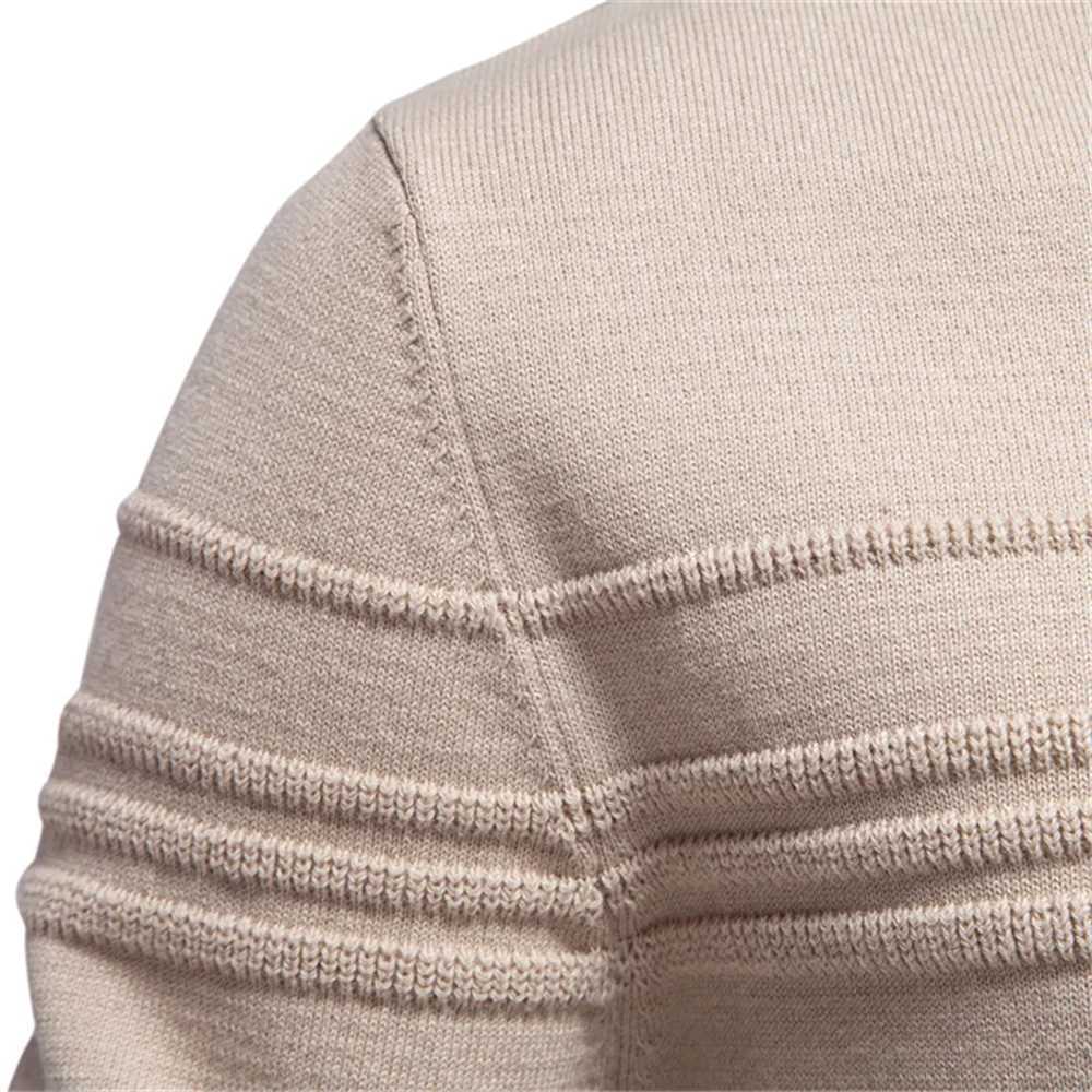 AIOPESON Mens Crewneck Pullover Sweater Knitted Cotton Stripped Quality Autumn Winter Warm Sweaters for Men LX241024