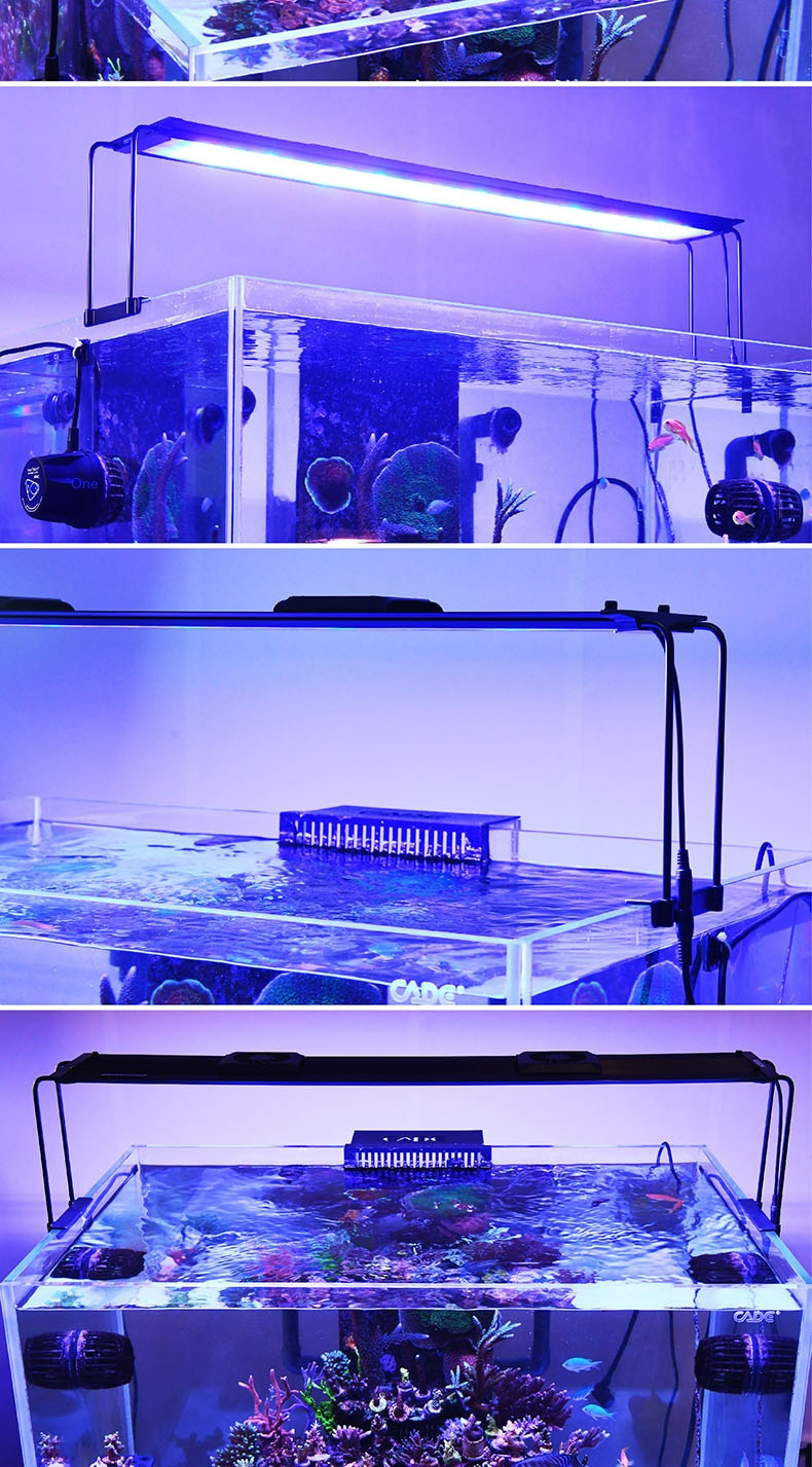 Full Spectrum Fish Tank Led Light Aluminum Alloy LED Aquarium Light For 90 120cm Fish Tank