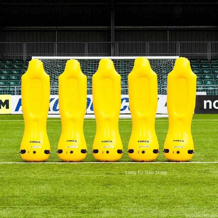 1.75m PVC inflatable sandbag soccer ball 1 training target holder soccer machine drum air dummy tool wall no air pump 241014