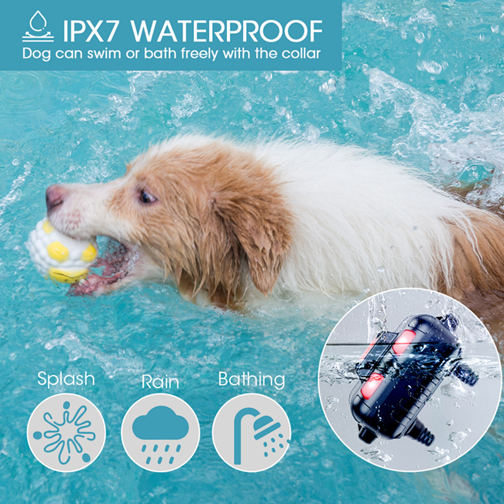 New 800m 2600ft Dog Training Collar T502 Rechargeable 4 Mode Beep Vibration Shock LED Electronic Dog Collar Waterproof