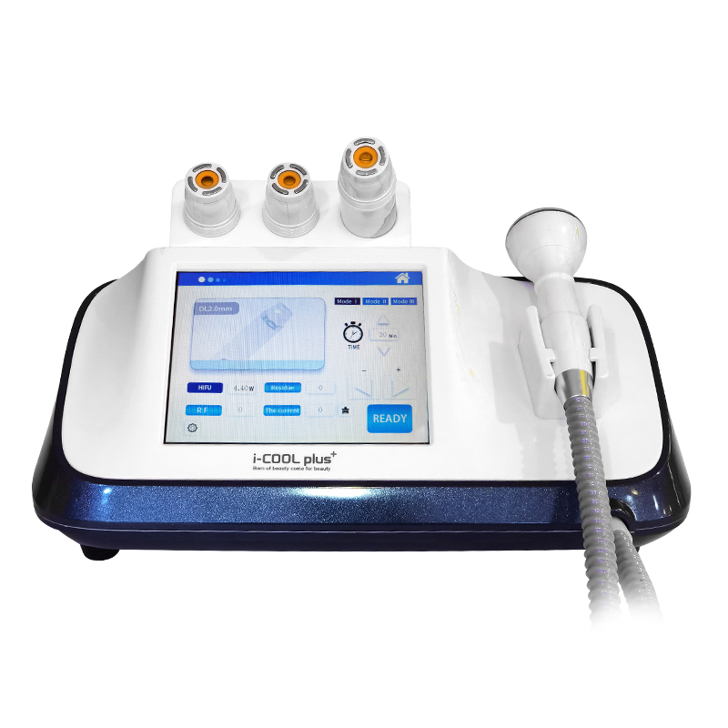 2 in 1 Non-invasive Ultrasound Skin Beauty Treatment All Layers Anti-aging Face Lifting Smas Skin Rejuvenation Face Firming Machine with Cold Hammer