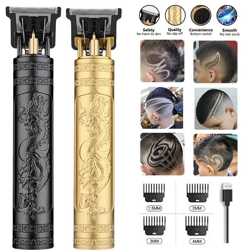 Professional Clipper Electric USB Hair Cordless Clipper Professional Beard Trimmer Haircut Grooming Kit Hair Cutting MachineXJ2410
