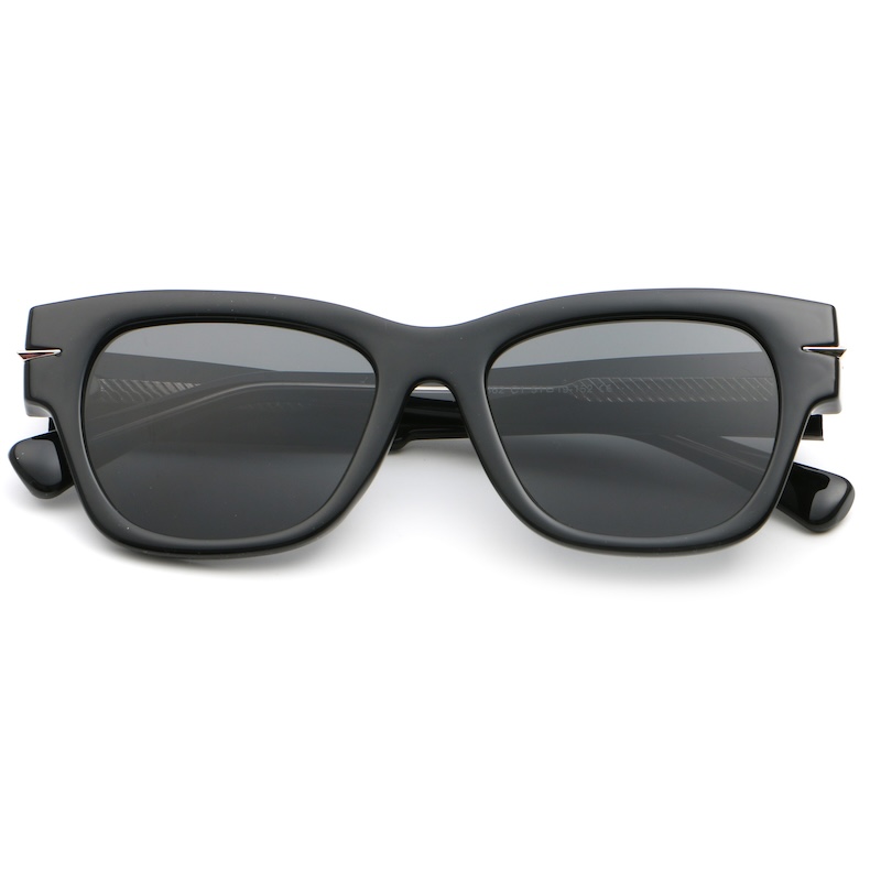 Square Sunglasses Men Cool Steampunk Thick Big Oversized Sun Glasses Mens Extra Large y2k Wrap Around Cyberpunk Futuristic Personalized S38 IVISTA