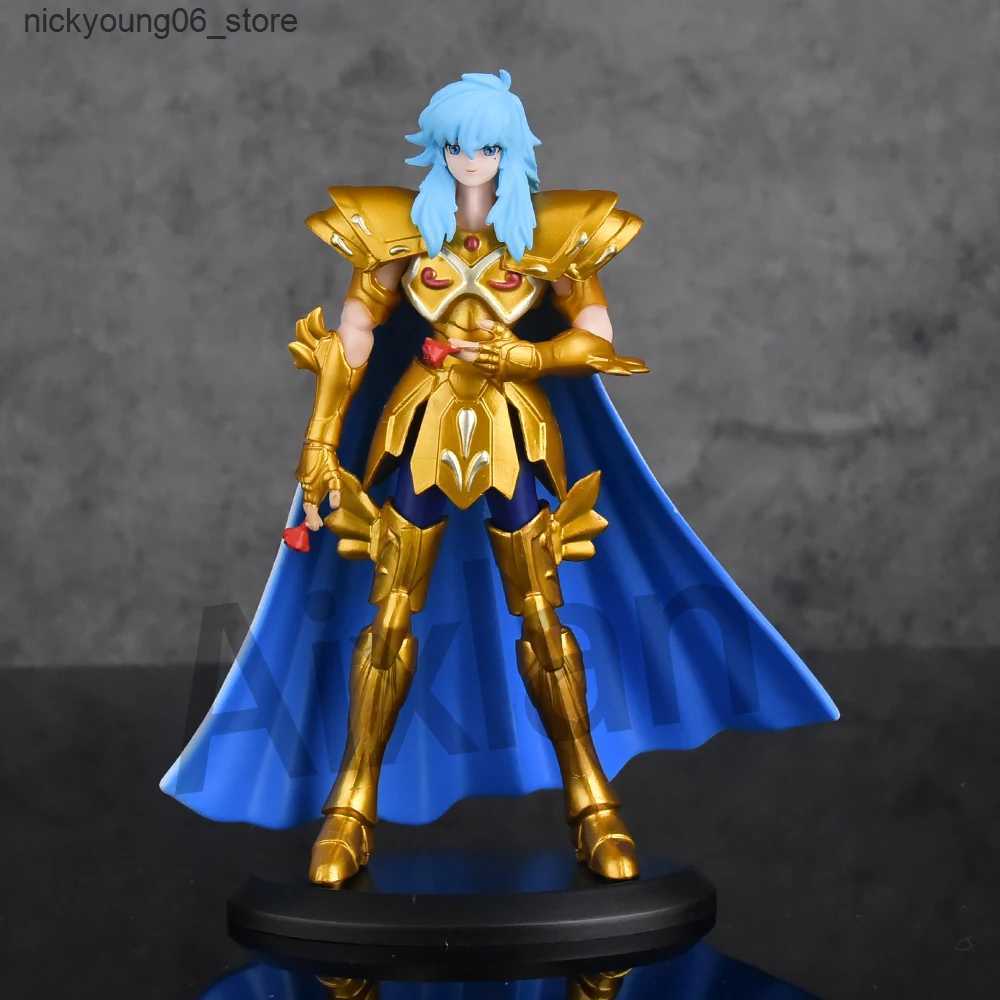 Cartoon Figures Aixlan Saint Seiya Figure 19cm Phoenix Ikki Hyoga Seiya Shiryu PVC Action Picture Amine Birthday Gift Group Picture L240910