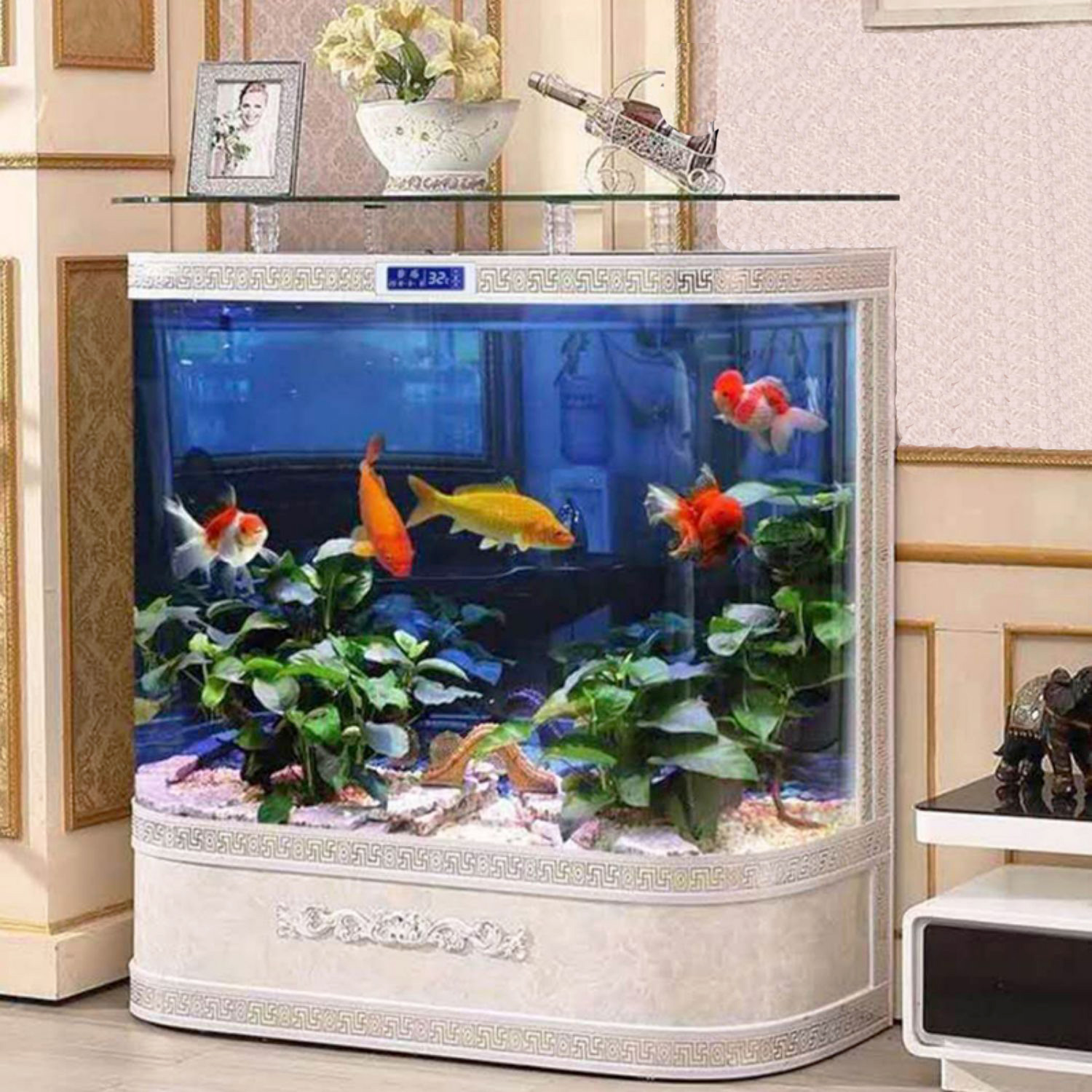 Factory supply custom large acrylic aquariums fish tanks
