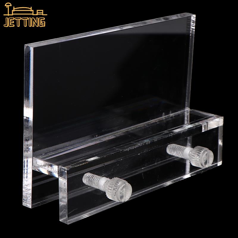 1PC Aquarium Clear Fish Tank LED Light Holder Lamp Fixtures Support Stands Hang Box Aquatic Fish Tank Lighting Accessor