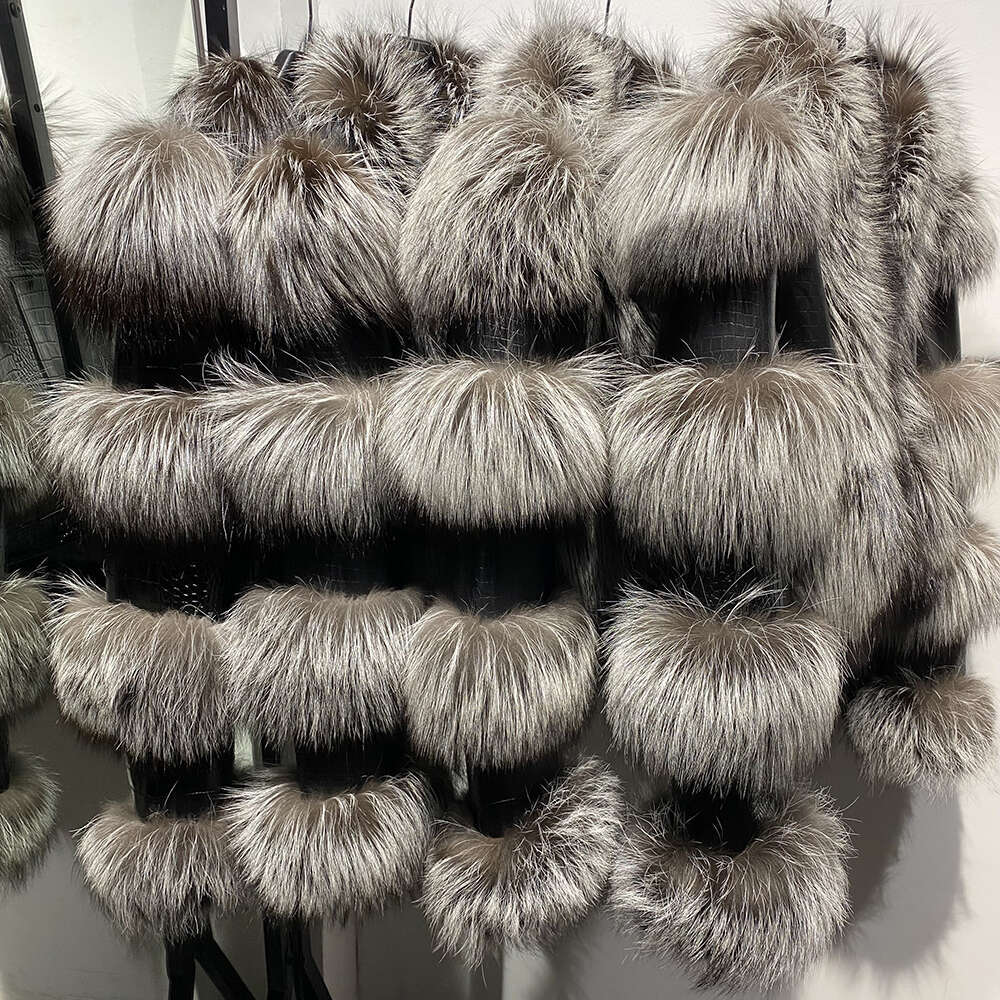 Yoloagain Women's Sheepskin Real Fox Fur Genuine Leather Jacket 250528