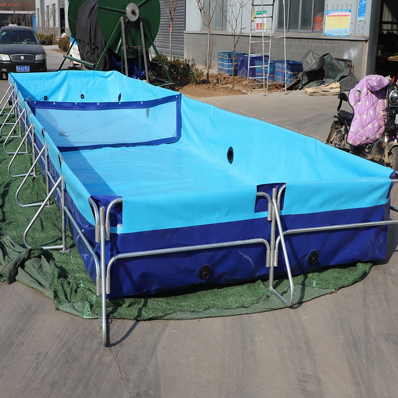 Custom PVC fish farming tanks aquaculture large fish ponds shrimp ponds