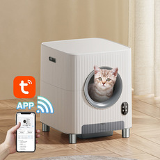 86L Automatic Cat Litter Box Video Monitor App Control Smart Cat Self Cleaning Litter Box Electric Pet Toilet Cat Products