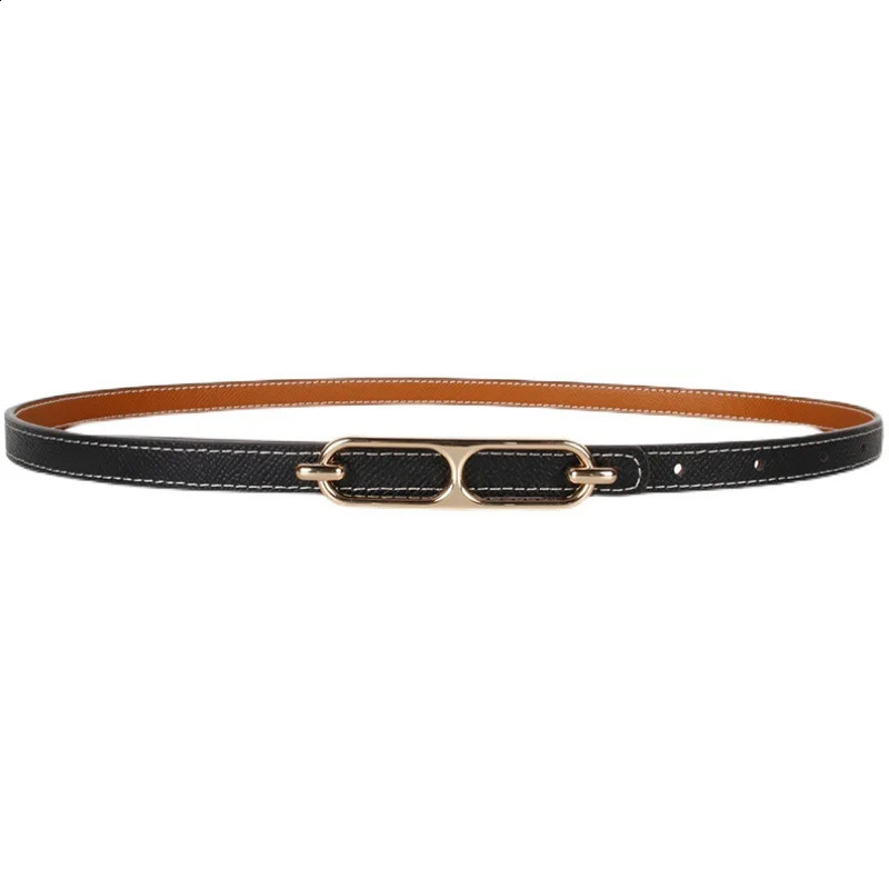 2023 Doublesided use of womens leather belt decorated ins fashion jeans wild student trend n top quality 241014