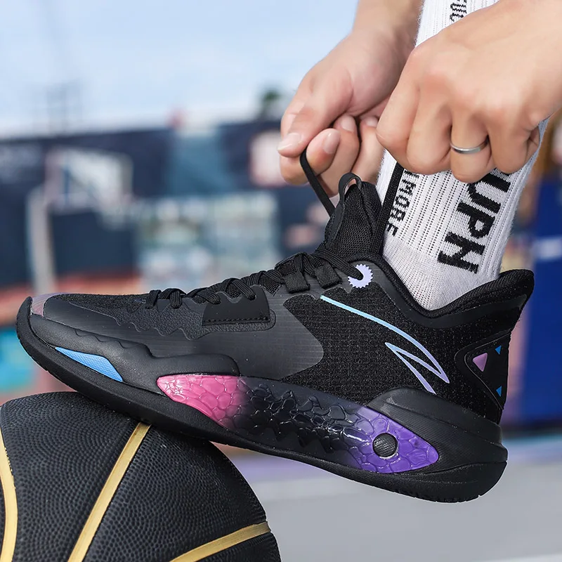 Professional Green Basketball Shoes Men High Quality Non-slip Women's High Sneakers Outdoor Streetwear Basketball Mens Trainers