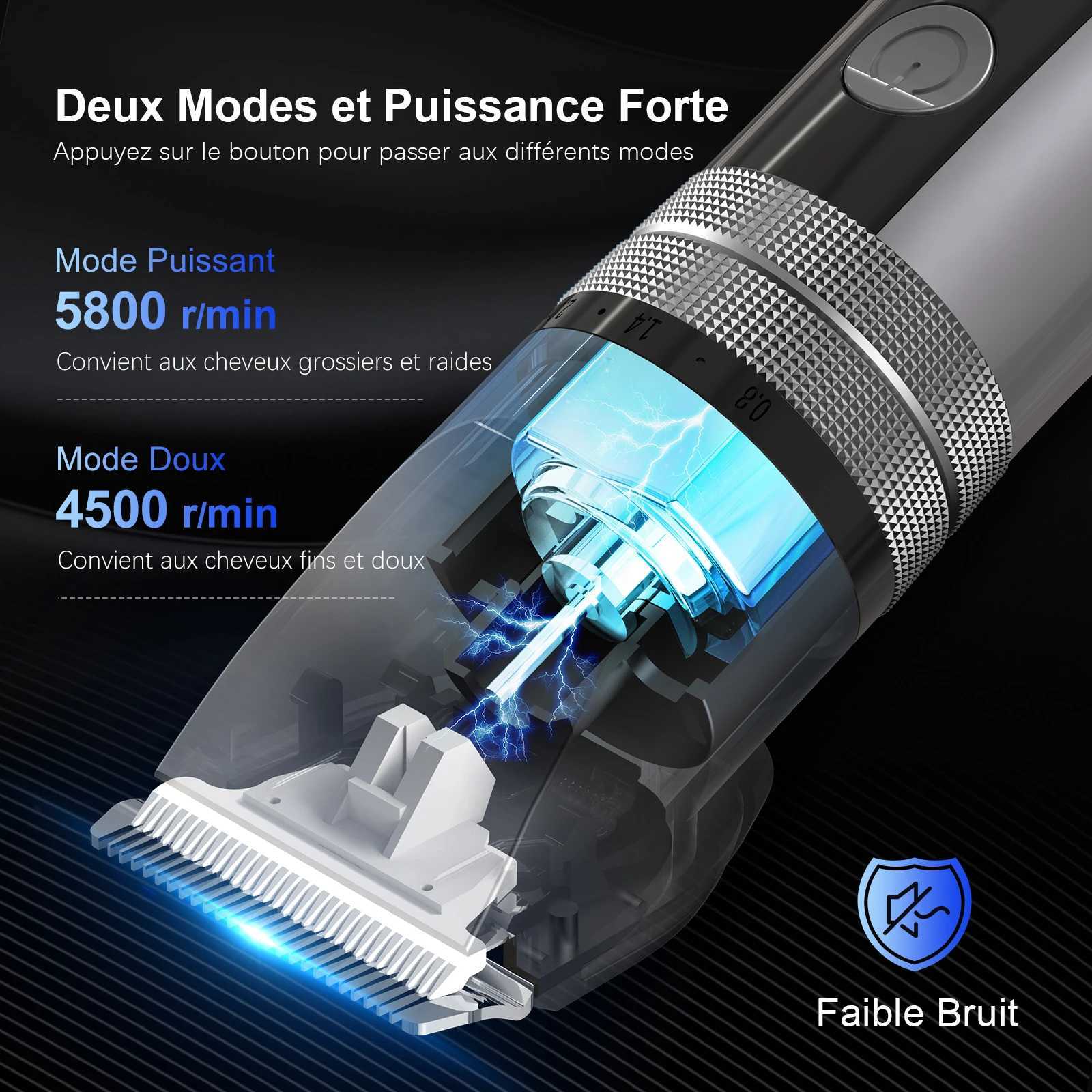 Sejoy Electric Hair Clippers for Men Professional Kit USB Rechargeable Mens Barber Hair Cutting Machine Beard Trimmer for Men Kids XJ250624