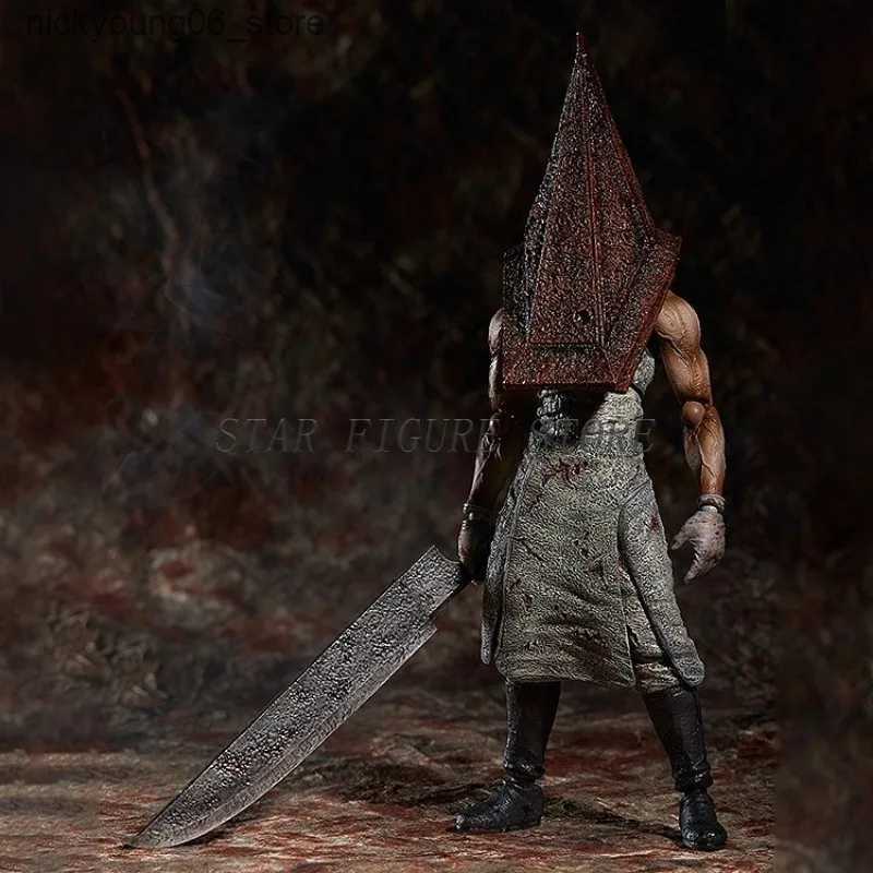 Cartoon Figures 17cm Silent Hill Action Figure Pyramid Head Red Pyramid Thing Figurine Ornaments PVC Movable Collection Figma Sp-055 Model Toys L24091