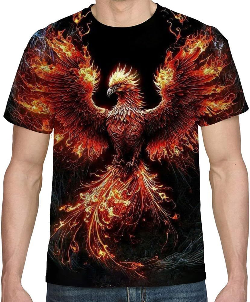 Mens T shirt Mens T-Shirt 3D Print T-Shirts Short Sleeve Crew Neck Graphic Tee Men graphic tee Casual tops summer clothes Breathable and stylish cool