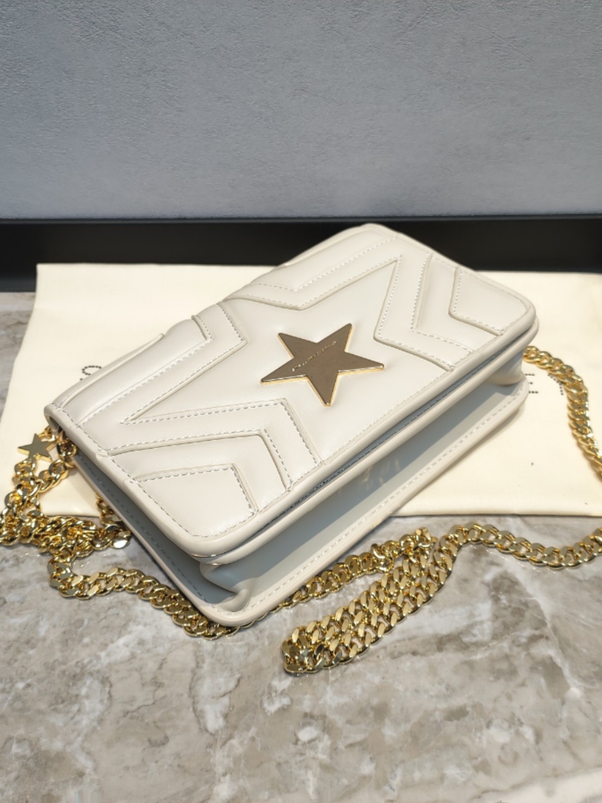10A quality luxury queen tote bag genuine leather chain designer bag metal texture mini handbag purse crossbody shoulder bags party gift fe8